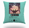 Scanable Spotify Personalized/Customized Cushion Pillow with 1 Photo Microfiber Filer Included 12x12 inch (Multicolour)